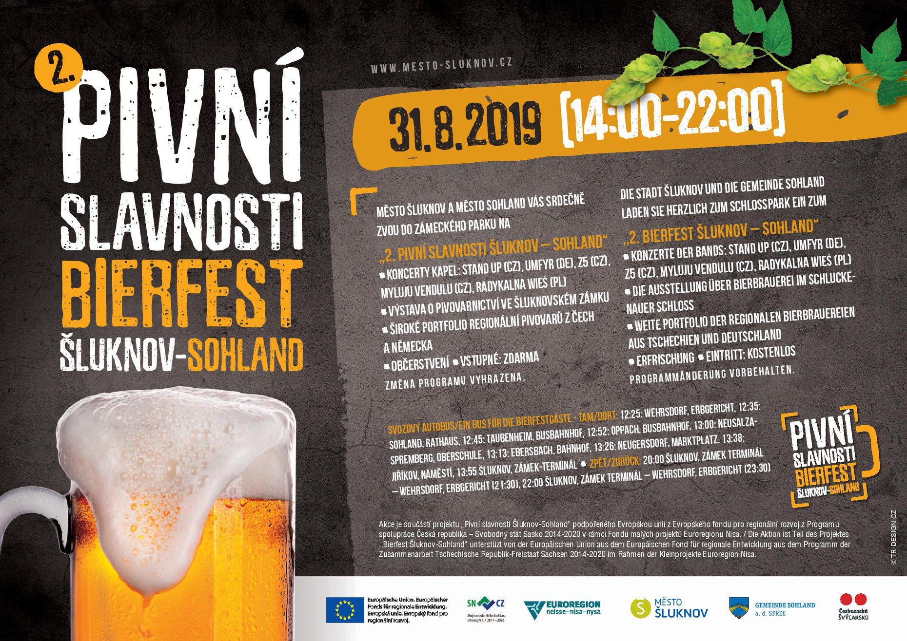 Pivní slavnosti - Bierfest 2019 (Šluknov-Sohland)