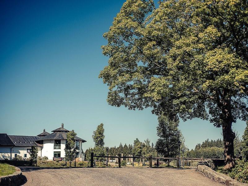 Pension „Dymník“ - Ausblick auf den Soccergolfplatz