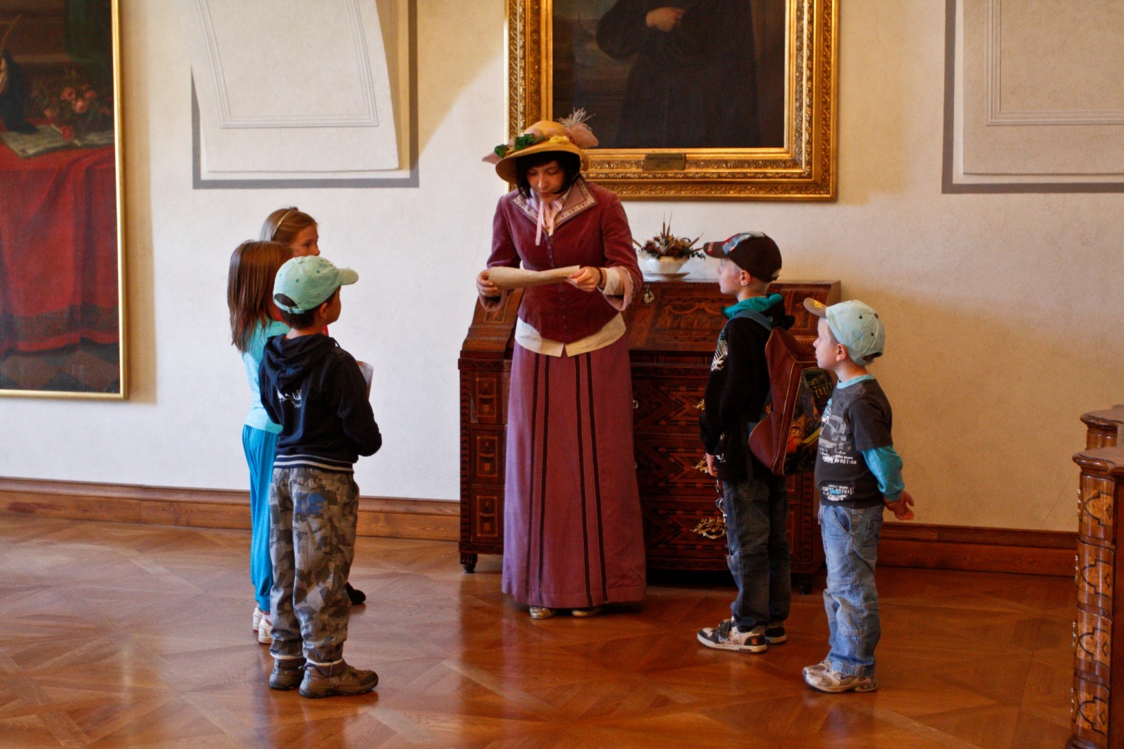 Besichtigungen für Kinder oder auf den Spuren der Schlosskinder