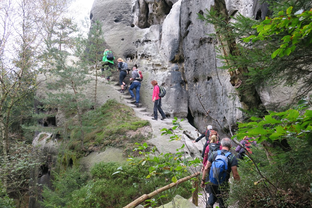 Wanderungen zu den Felsenburgen des Elbsandsteingebirges