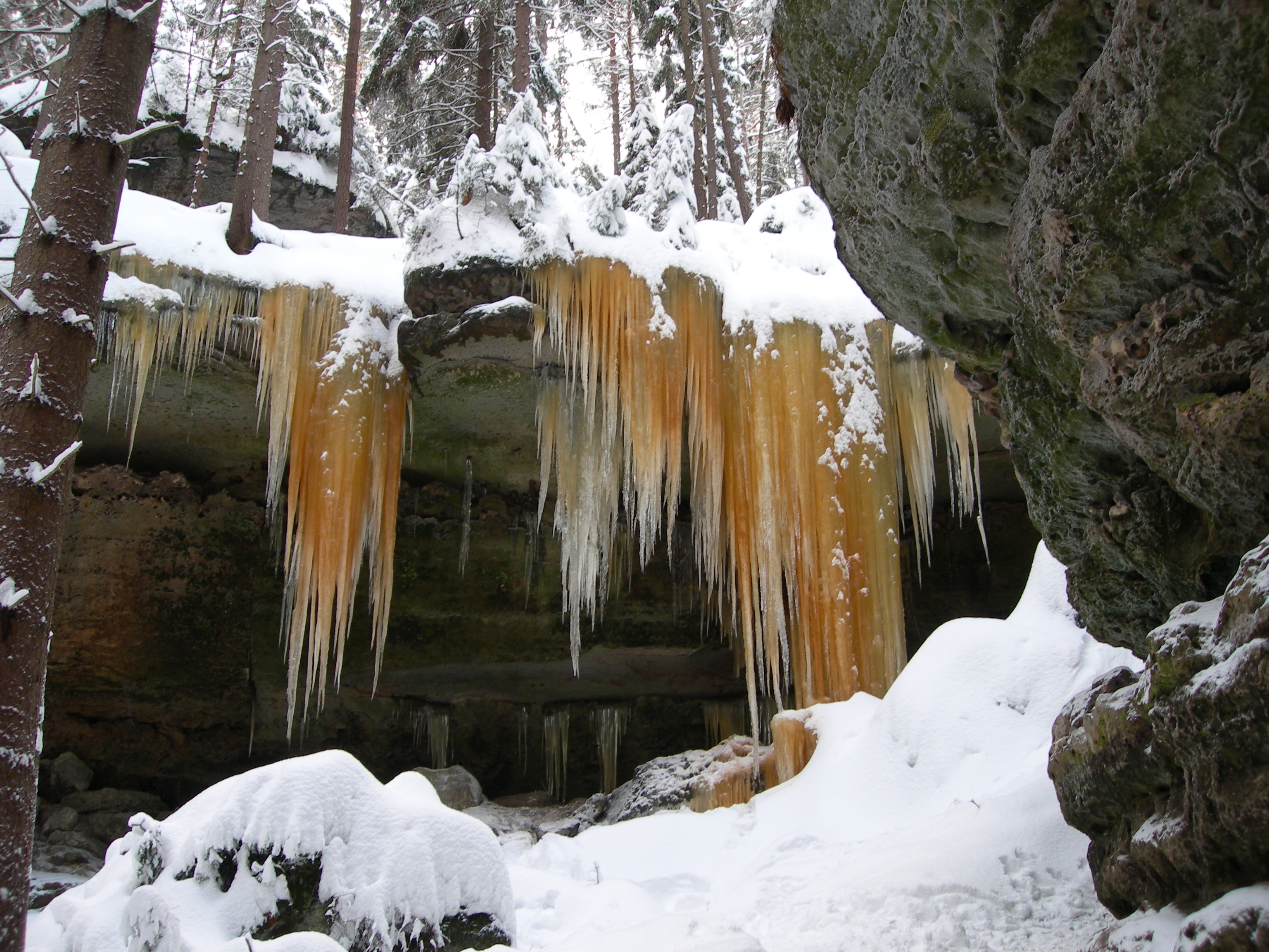 Zeidler Eisfälle - nur im Winter