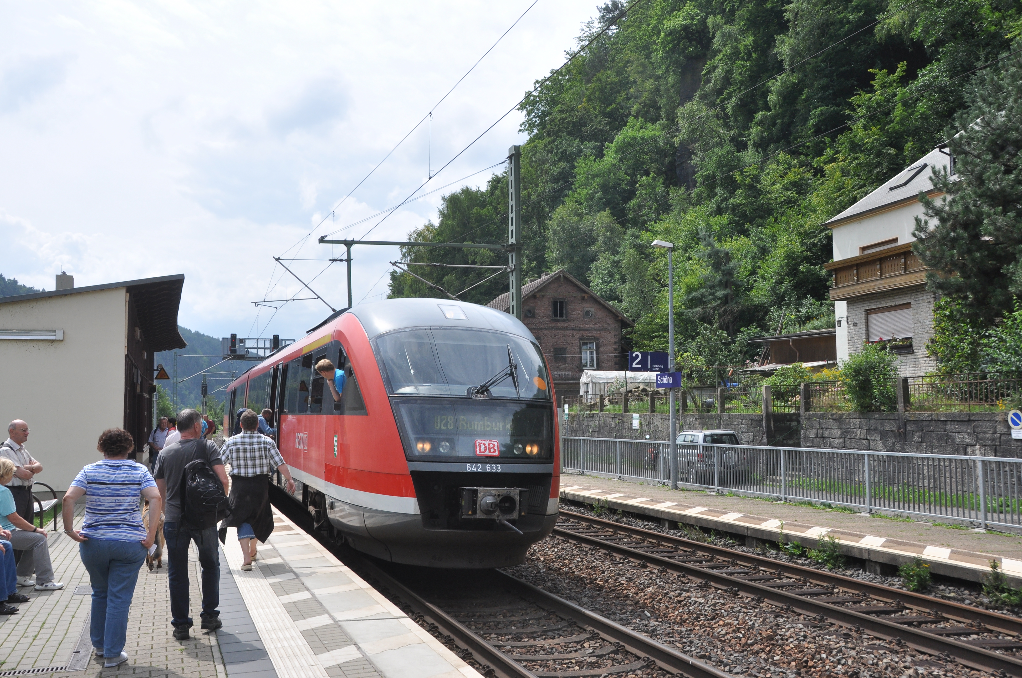 Bahnstation Hřensko-Schöna