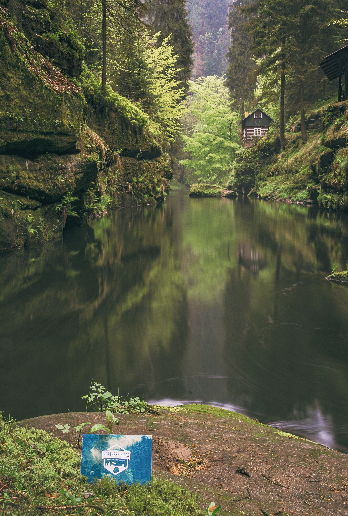 Gorge on Kamenice river