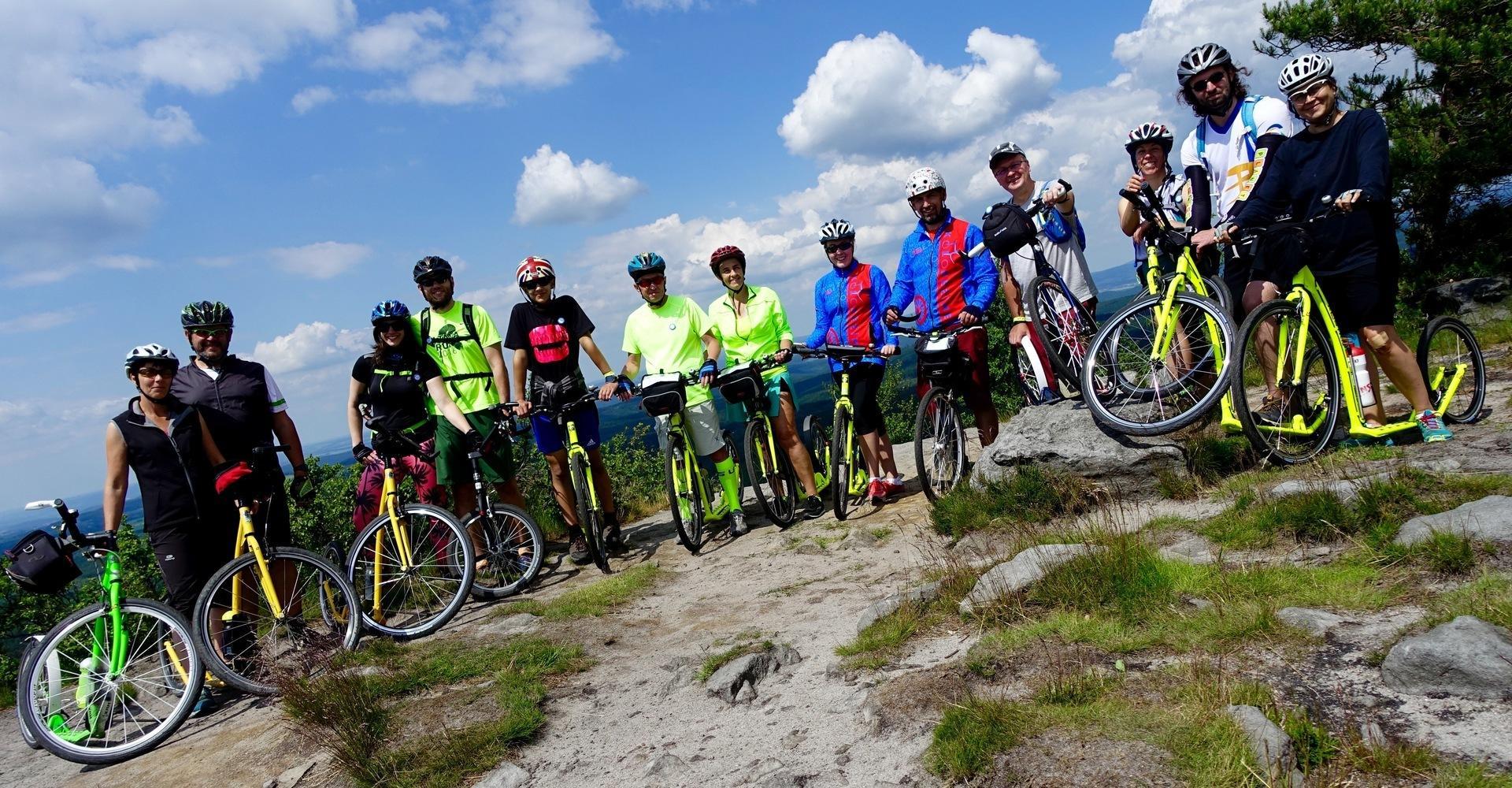 Tretroller Downhill-Fahrt