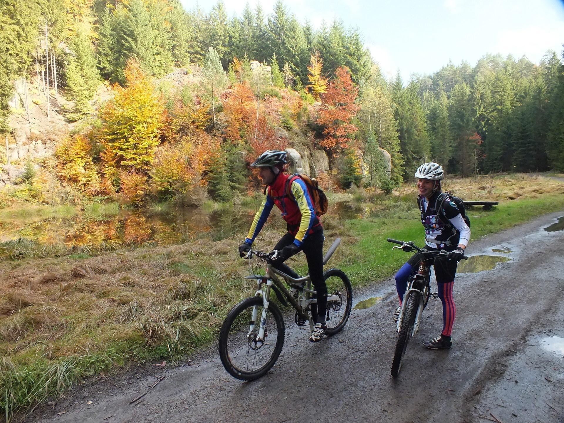 Classical Mountain bike tour in Bohemian Switzerland National Park 