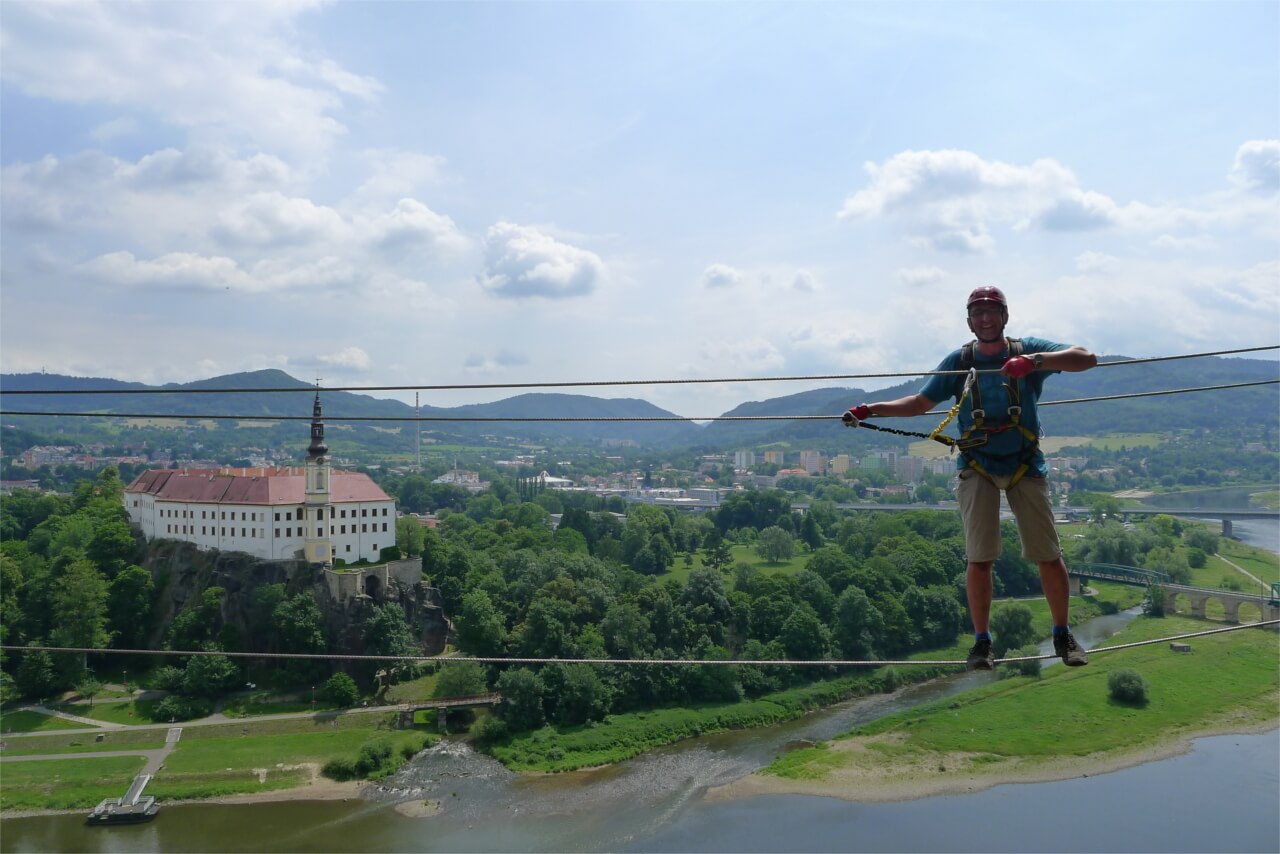 Climbing with a guide