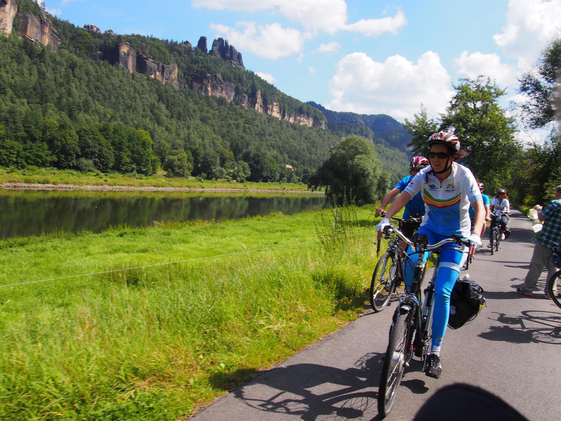 E-bike tour Bohemian Saxon Switzerland National Park 