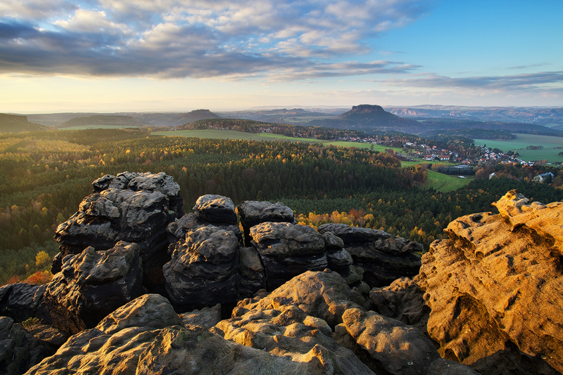 Výhled s Papststein, foto: M. Rak