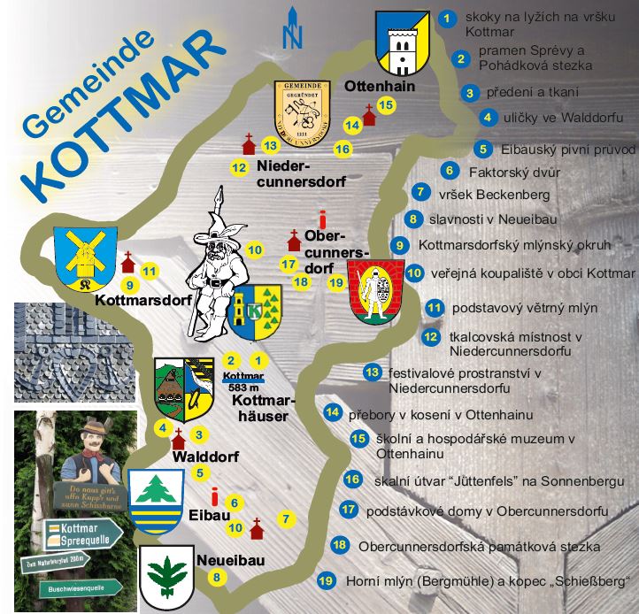 Plán obce Kottmar