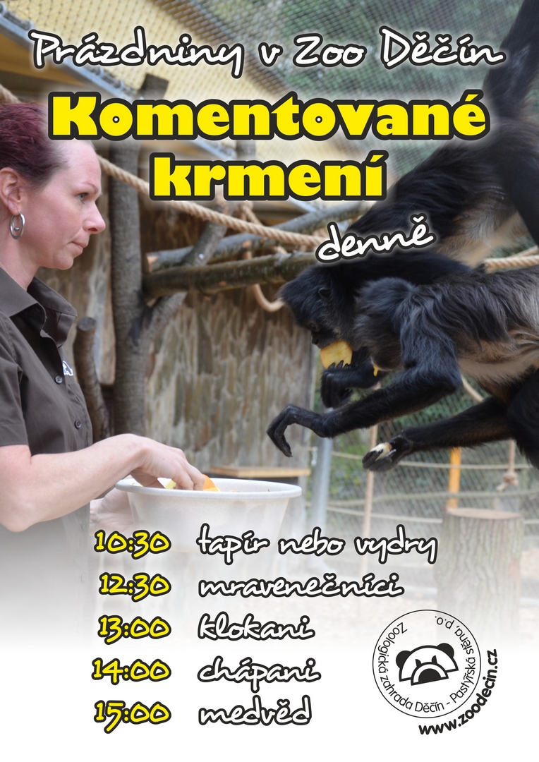 ZOO Děčín 2019 - komentované krmení