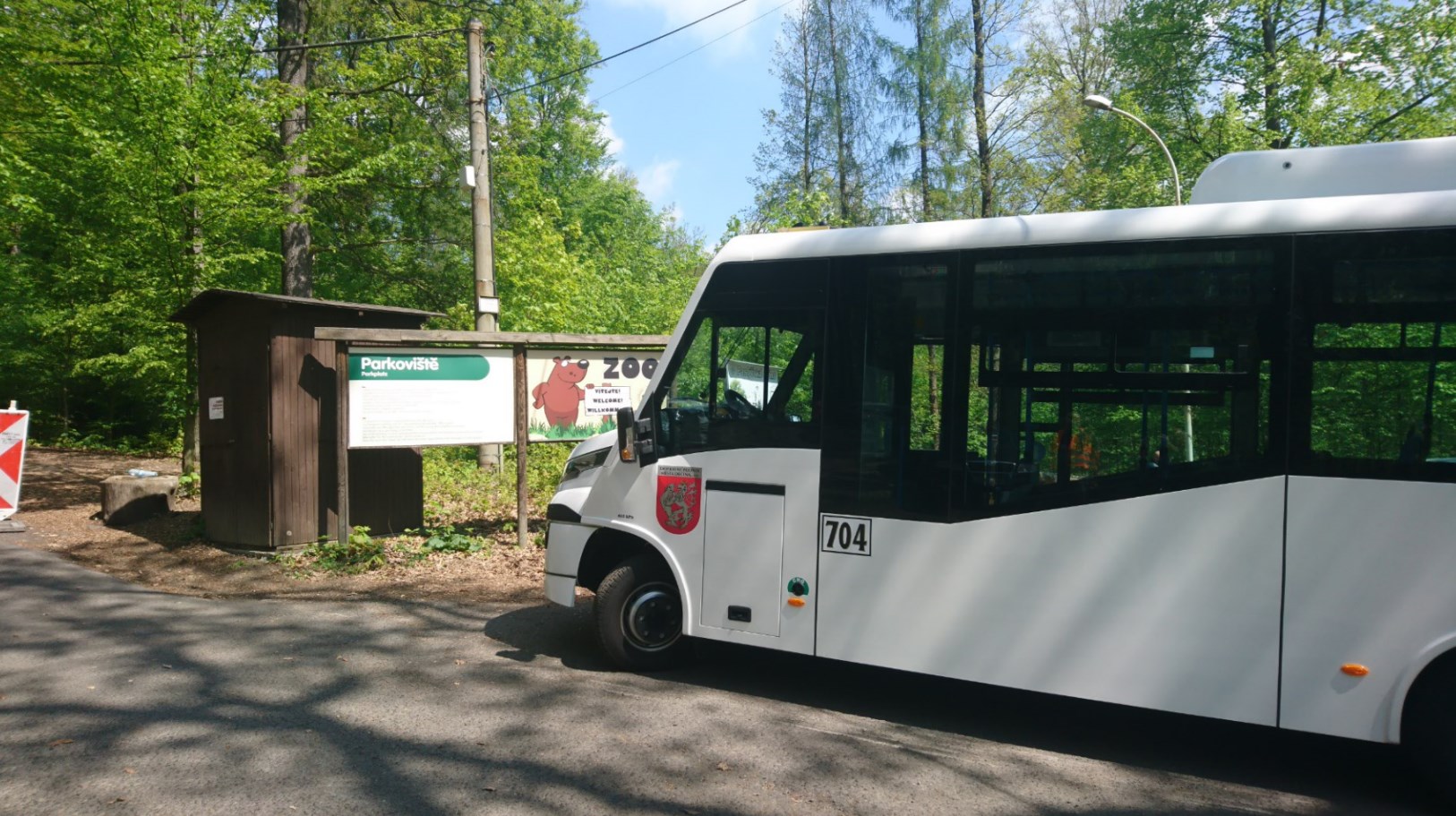 Minibus na lince ZOO - zámek