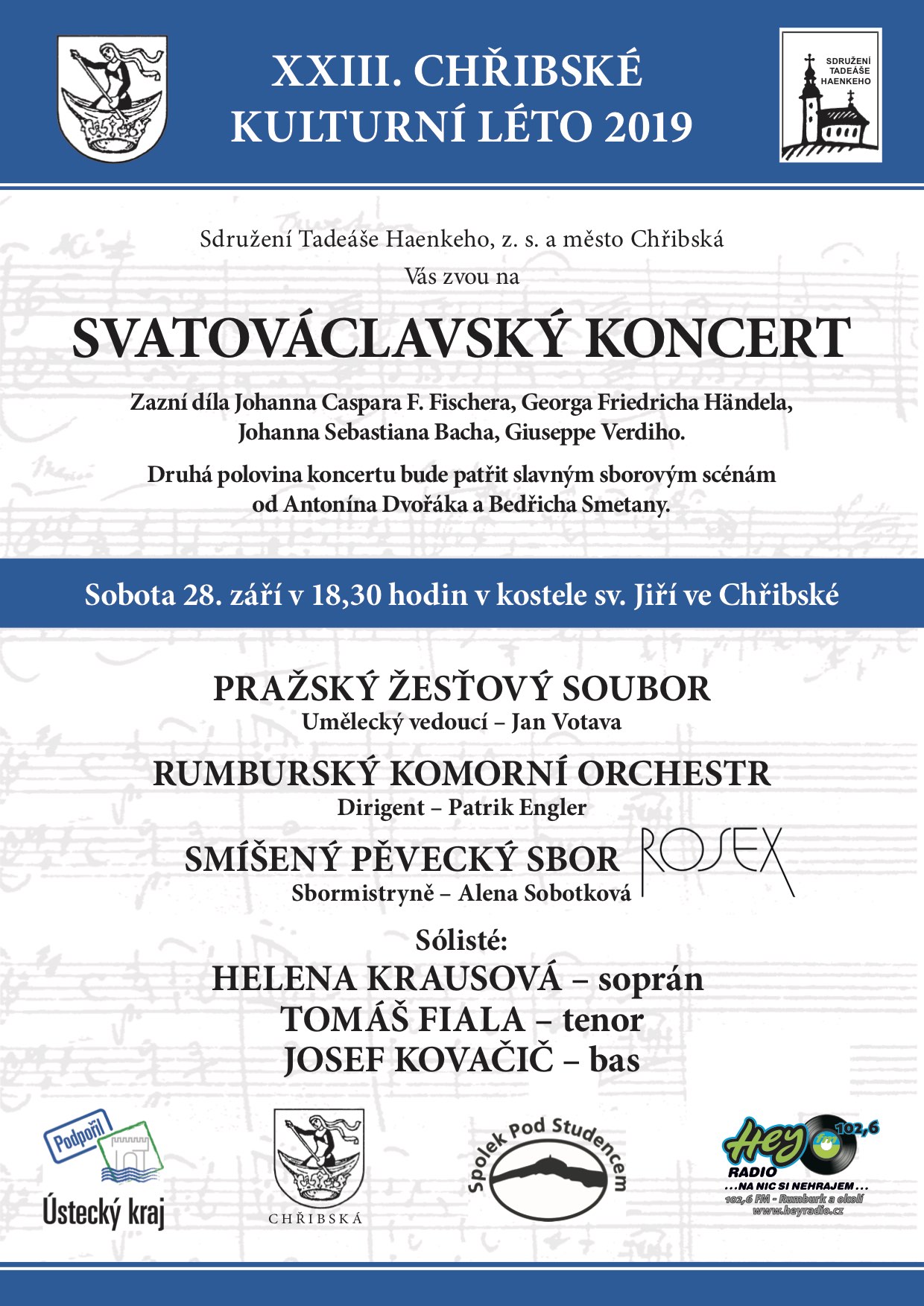 Svatováclavský koncert ve Chřibské 2019