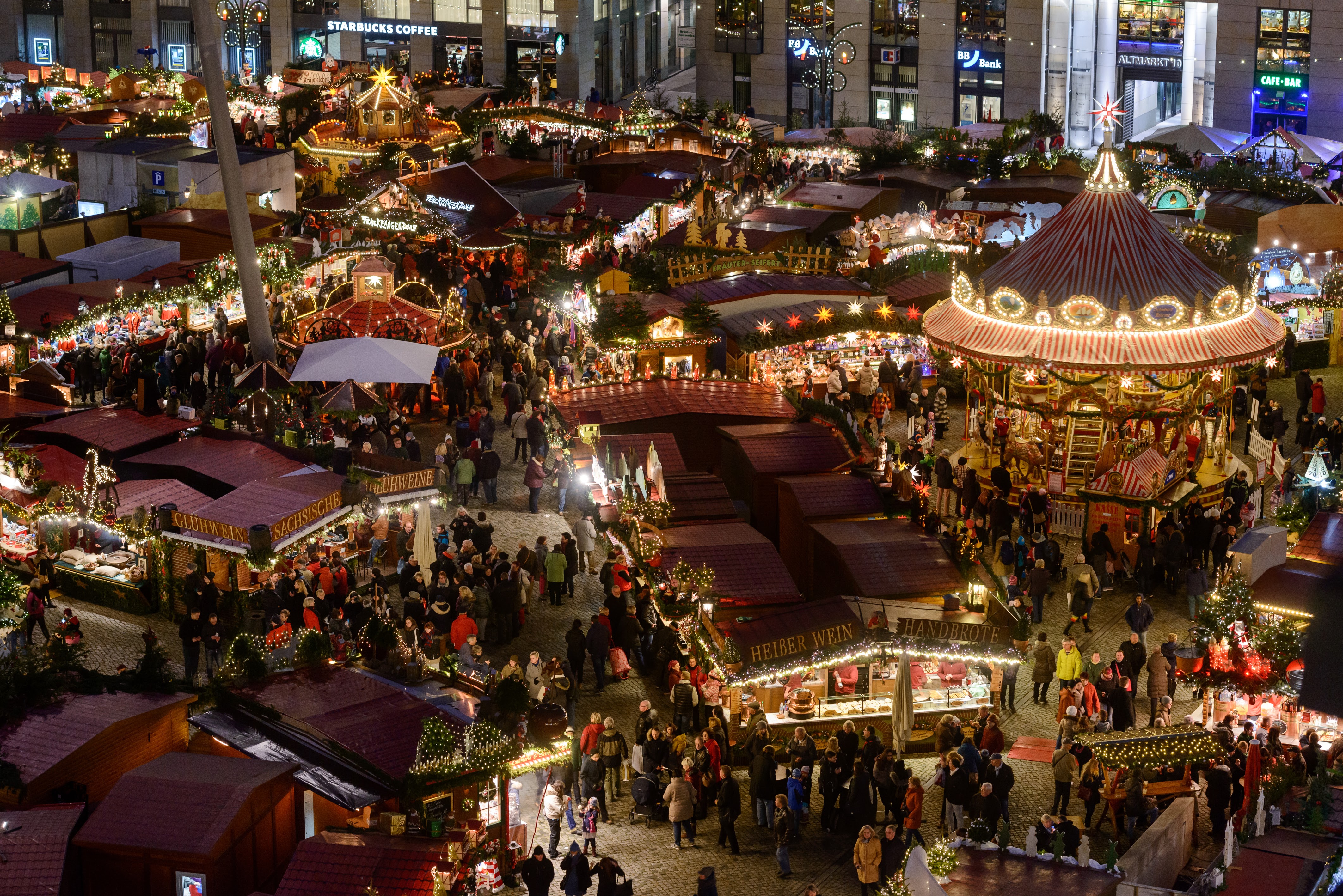 Drážďany - vánoční trh