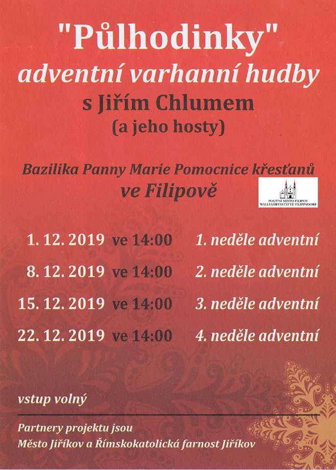 Adventní varhany - Filipov 2019