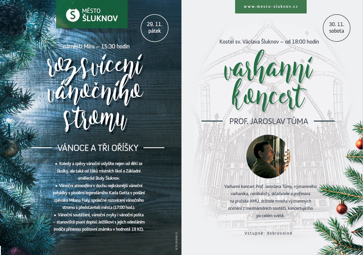 Šluknov 2019 - rozsvícení stromu a koncert