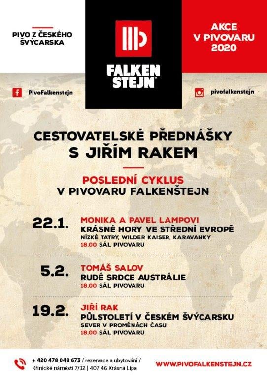 Cestovatelské přednášky - Falkenštejn 2020