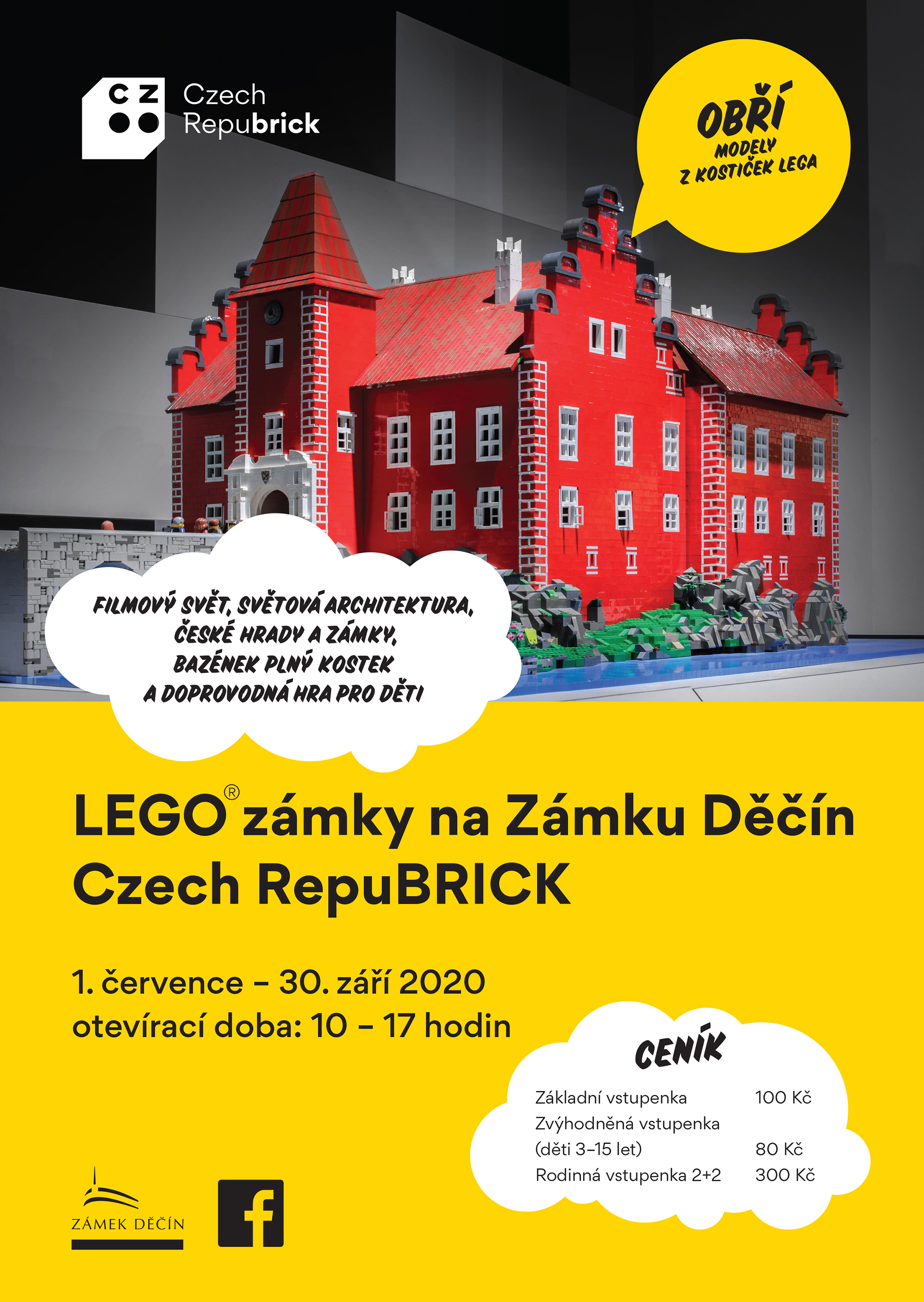 LEGO zámky na zámku Děčín