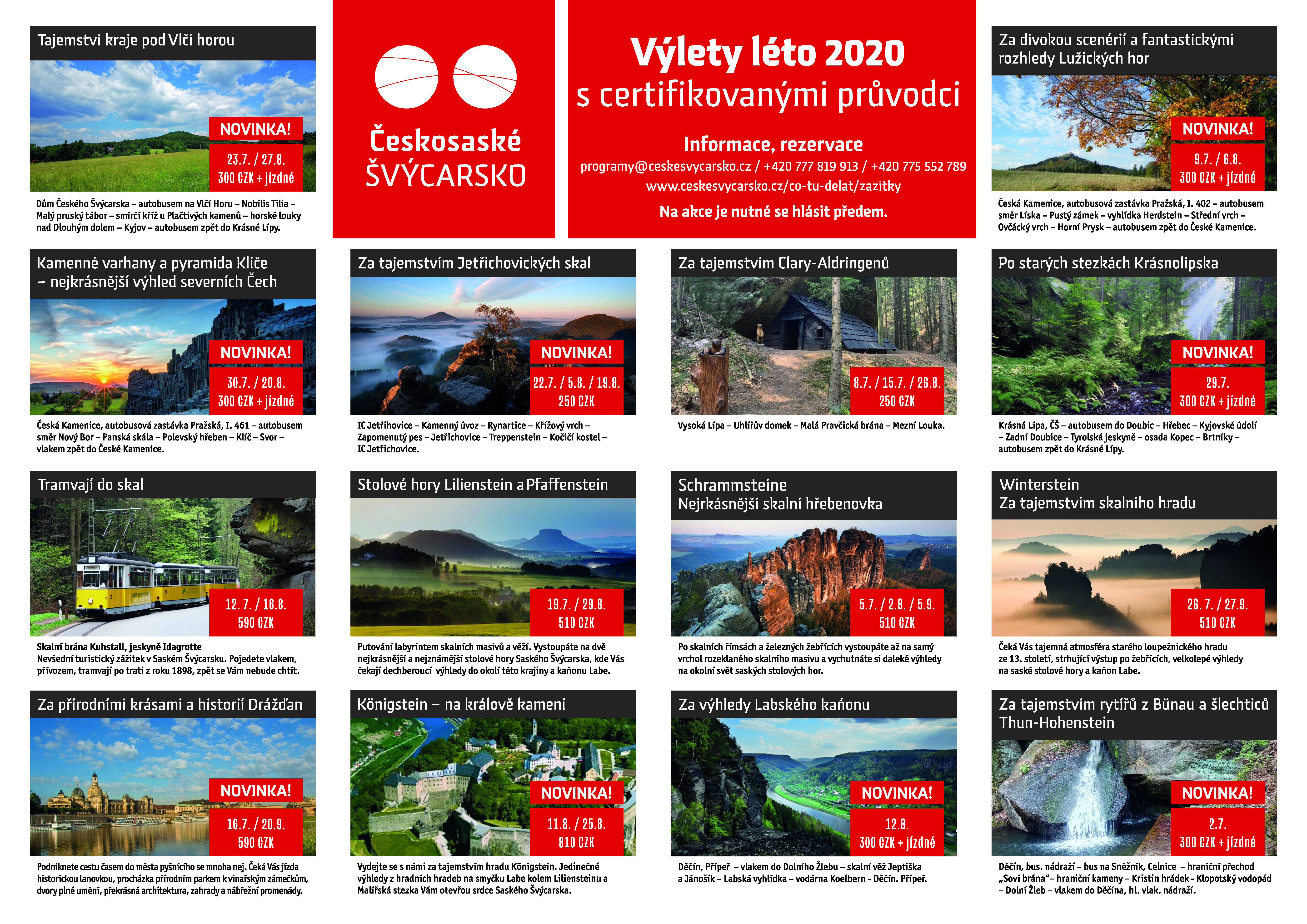 Výlety s průvodcem 2020