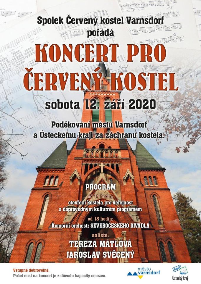 Varnsdorf - koncert pro Červený kostel
