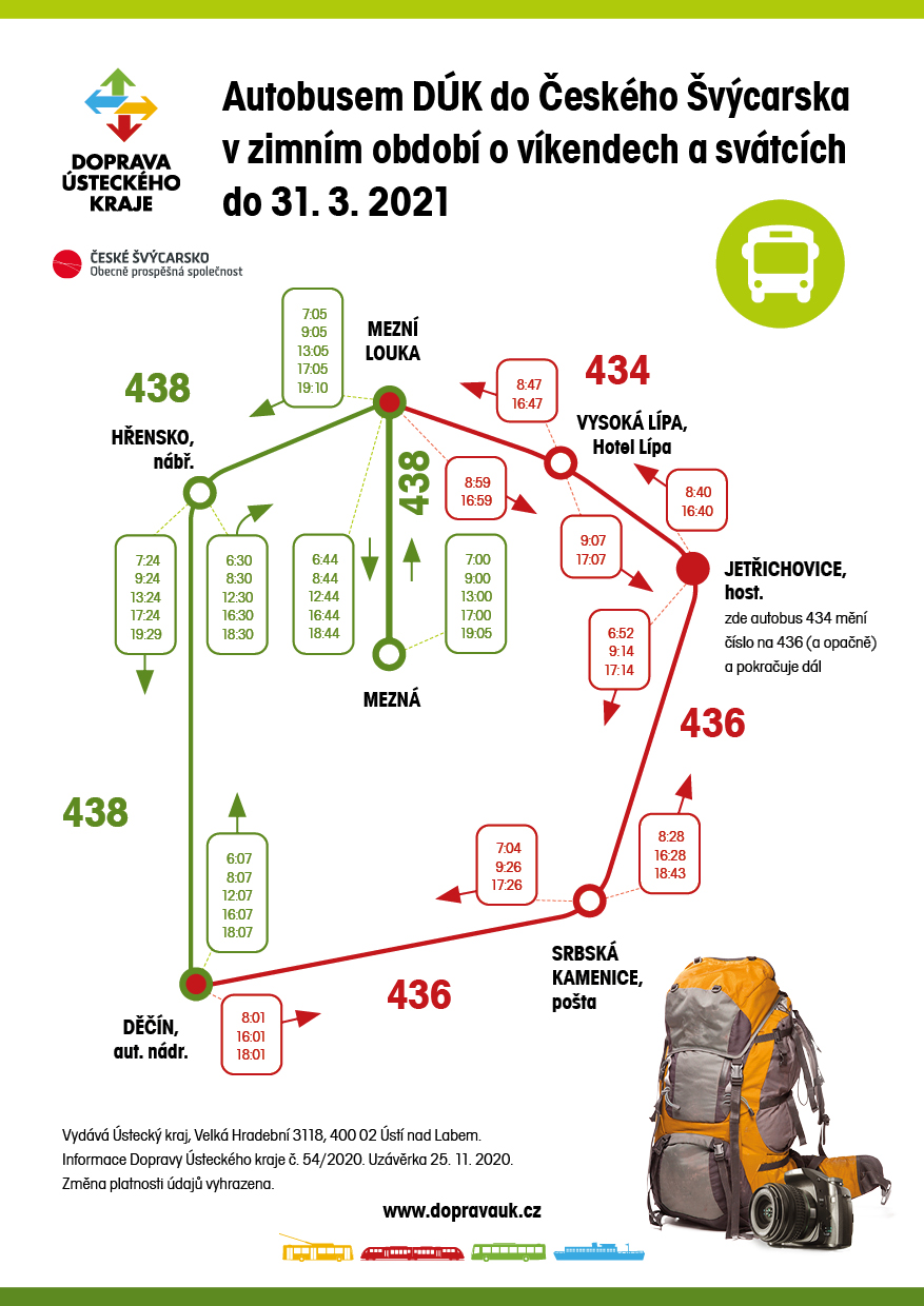Zimní autobusové spoje 2020/2021