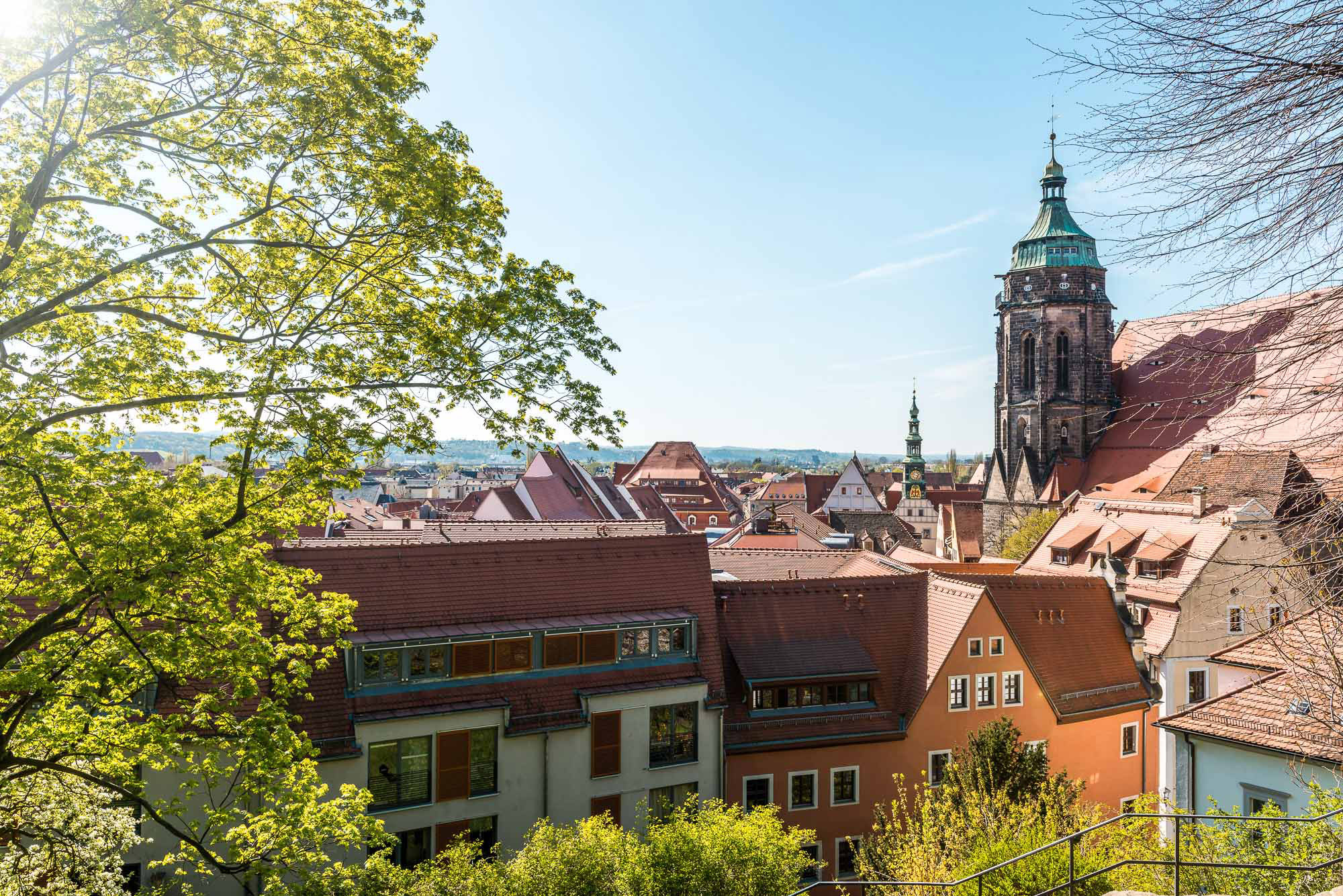 Blick vom Sonnenstein zur Altstadt von Pirna - Achim Meurer