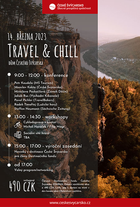 Konference Travel & Chill, 14.03.2023