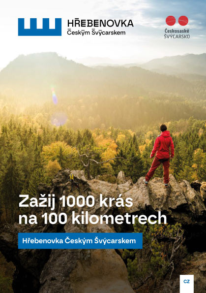 Brožura Hřebenovka Českým Švýcarskem
