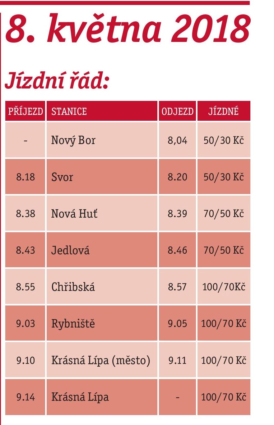 jízdní řád