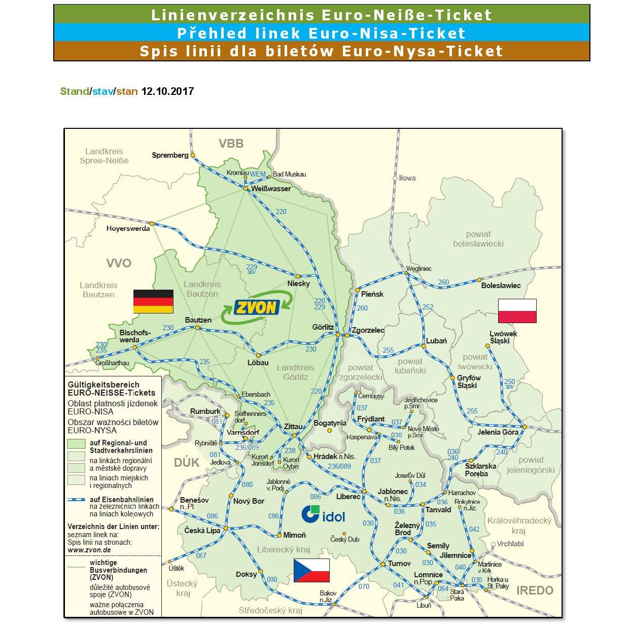 mapa euro nisa