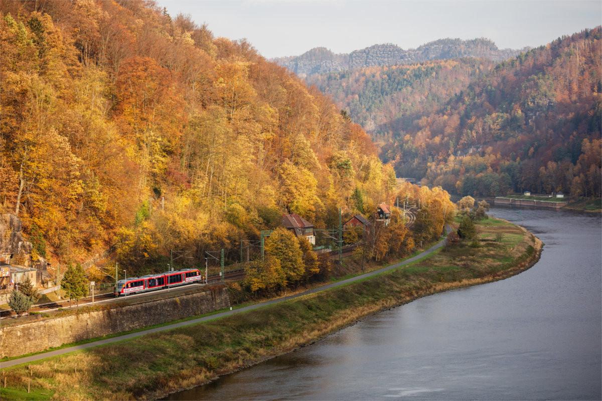 Dráha národního parku v Labském kaňonu - Foto: Martin Rak