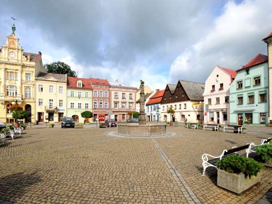 Česká Kamenice - historisches Stadtzentrum, Foto: J. Laštůvka