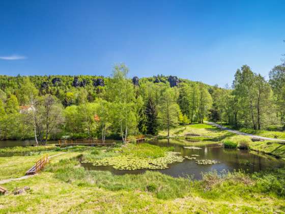 Wellness Hotel Ostrov - Außengelände