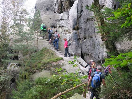 Wanderungen zu den Felsenburgen des Elbsandsteingebirges