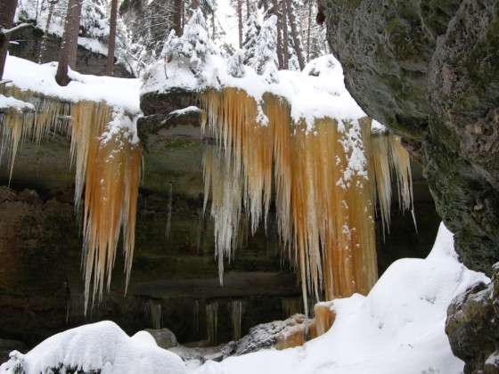 Zeidler Eisfälle (Brtnické ledopády)