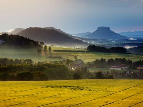 Lilienstein z Zirkelsteinu M. Rak