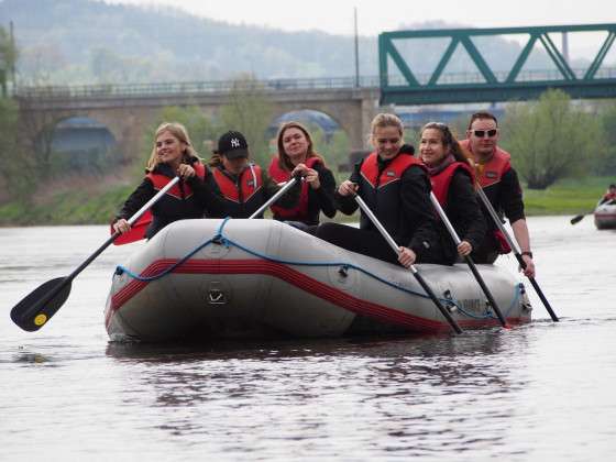 Boat tour on the Elbe river combined with a cycling 