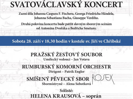 Svatováclavský koncert ve Chřibské 2019