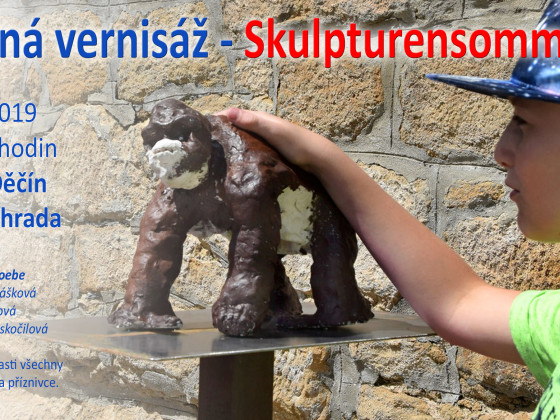 Zámek Děčín - závěrečná vernisáž Skulpturensommer 2019