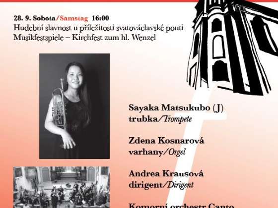 Svatováclavský koncert dne 28. 9. v Srbské Kamenici