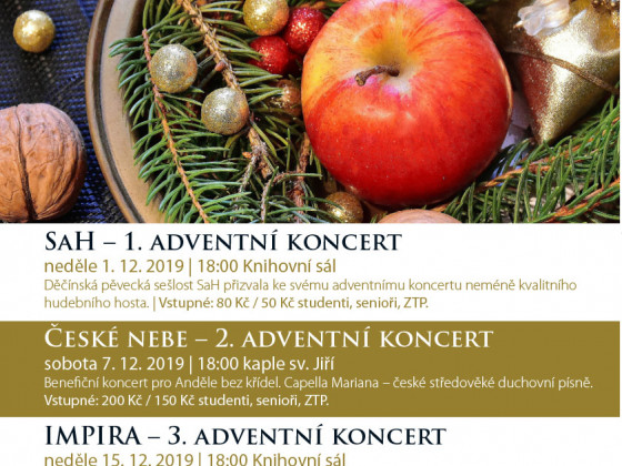 Zámek Děčín - advent 2019 - koncerty