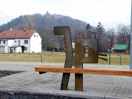 Železniční zastávka pivovar Kocour (foto: Ivo Šafus)