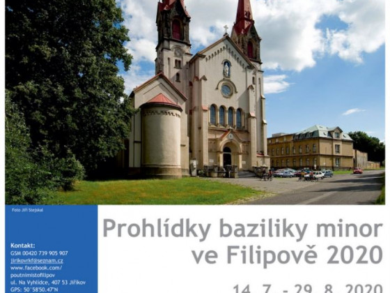 Bazilika minor ve Filipově je v létě 2020 přístupná s průvodcem
