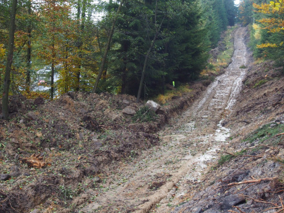 Turistická lávka na Šébru