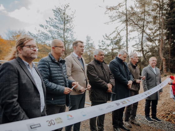 Nová turistická lávka přes Stožecké sedlo (foto: Pavlína Pražáková)