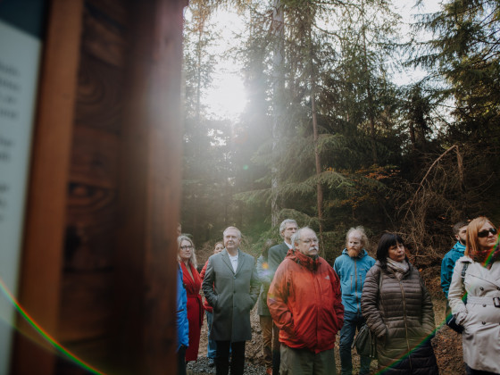 Nová turistická lávka přes Stožecké sedlo (foto: Pavlína Pražáková)