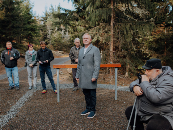 Nová turistická lávka přes Stožecké sedlo (foto: Pavlína Pražáková)