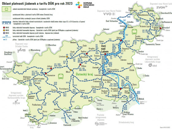 Mapa dopravy DÚK