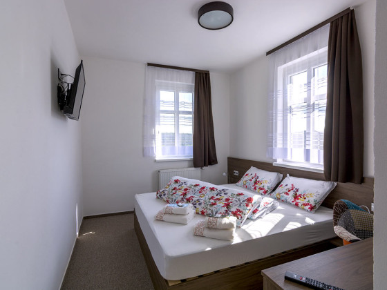 Resort Mezná, Velký komfortní pokoj s obývací místností