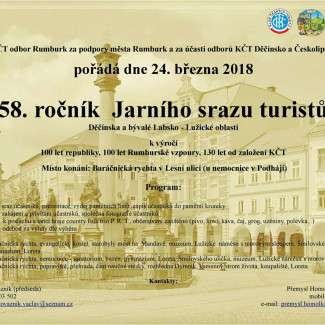 Rumburk - sraz turistů českolipska 2018