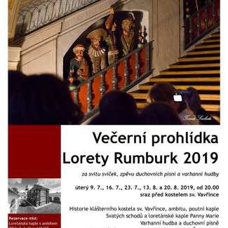 Večerní prohlídky Lorety Rumburk – léto 2019